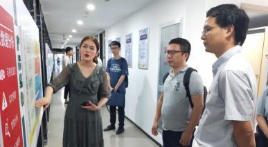 温州市科技局及专家组一行参观考察浙江天心天思